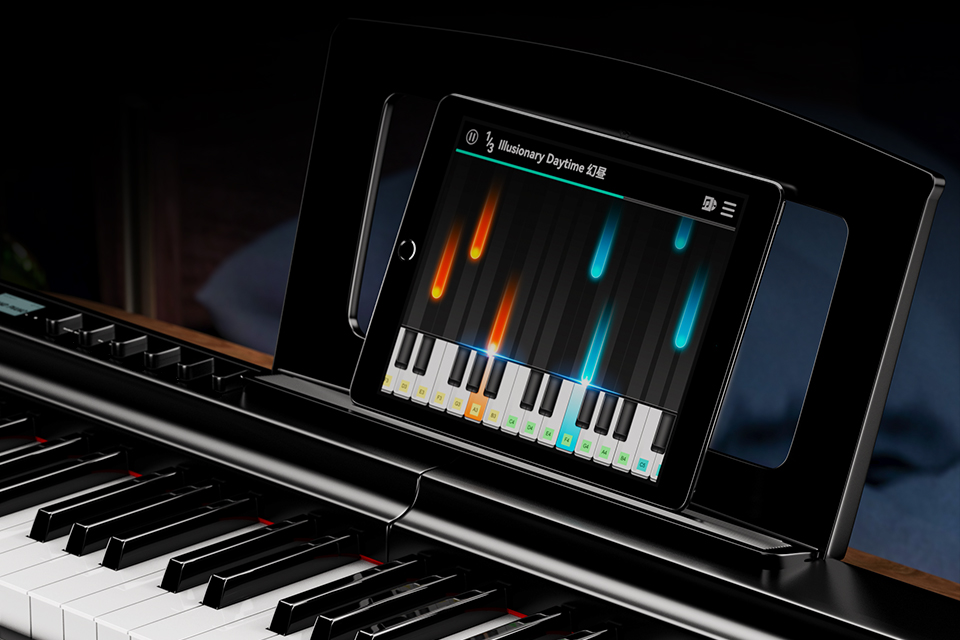 特伦斯发布了X88E折叠电钢琴红色限量版